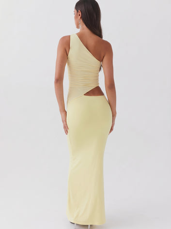 Full Size One-Shoulder Top and Maxi Skirt Set Plus Size